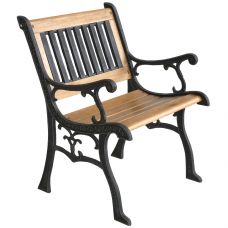 Комплект мебели чугунной, стол SH6674, 1 кресло SH6688, 1 скамья SH6603